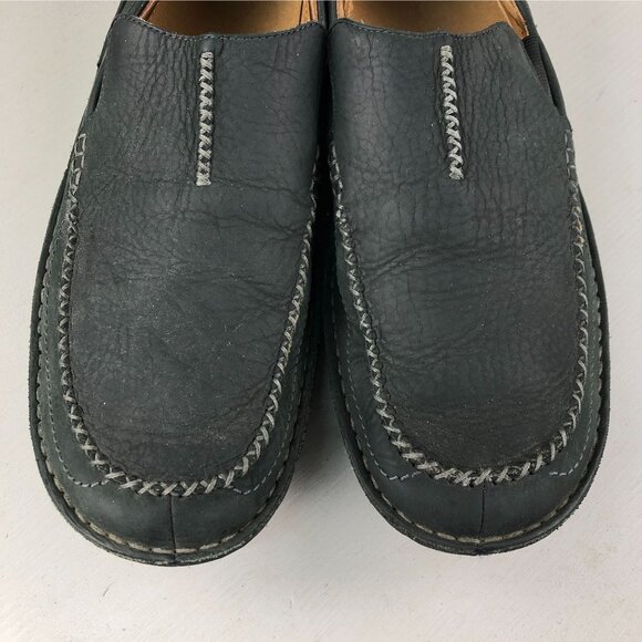 Rocky Men\'s Size 10.5M Slip On Black Leather Closed Toe Loafers Casual Shoes main image 5